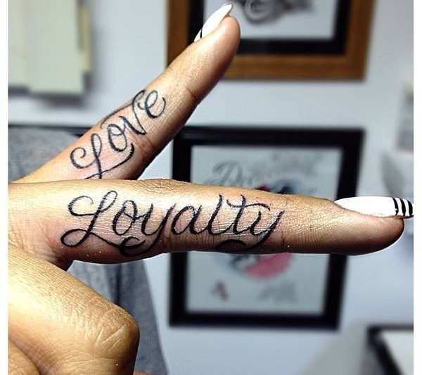 Love and Loyalty.